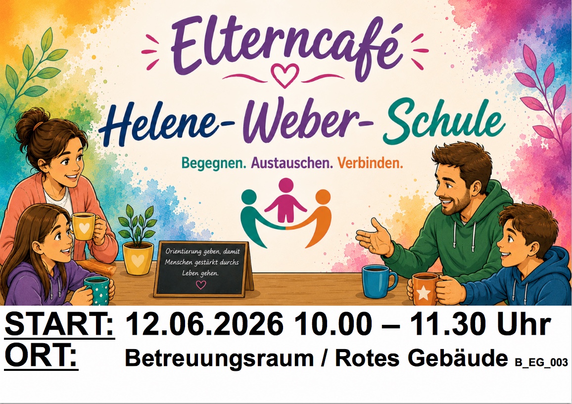 Elterncafé am 12.06.2026 10.00 - 11.30 Uhr